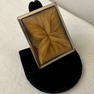 Rectangle shaped classic finger ring Size 7